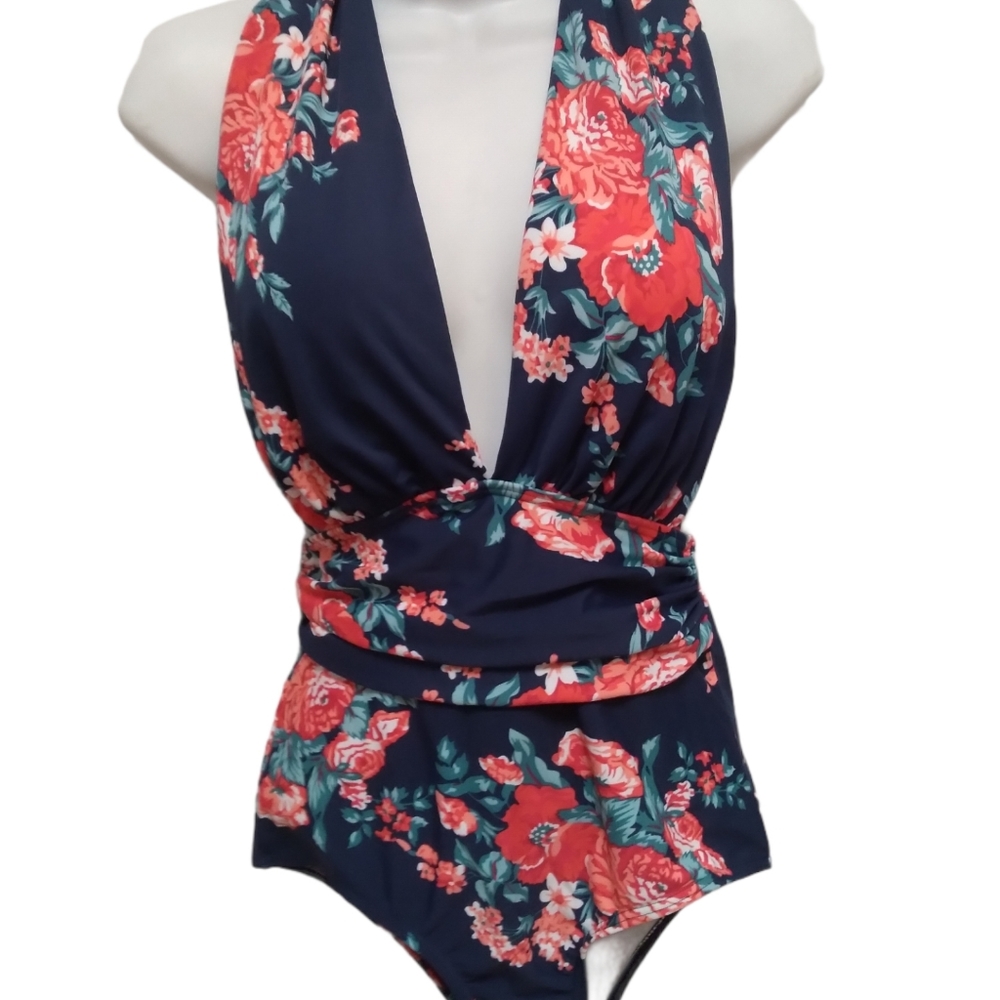 COCOSHIP One Piece Backless Bather Swimsuit Sz4
